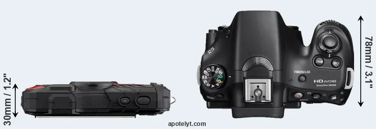 Compare WG-60 versus A58 top