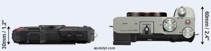 Compare WG-60 versus A7C top