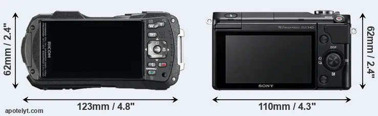 Comparison WG-60 or NEX-3N rear