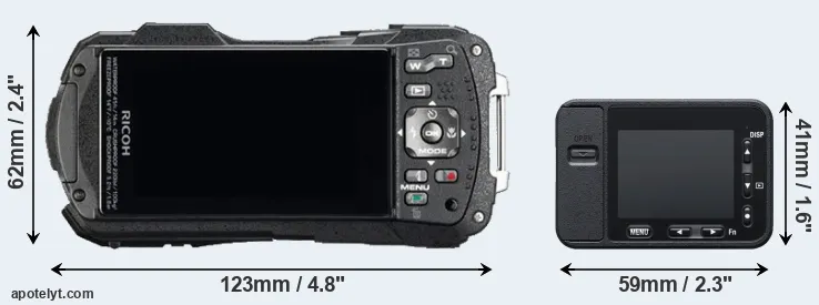 Comparison WG-60 or RX0 rear