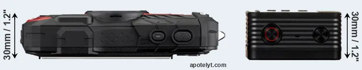 Compare WG-60 versus RX0 top