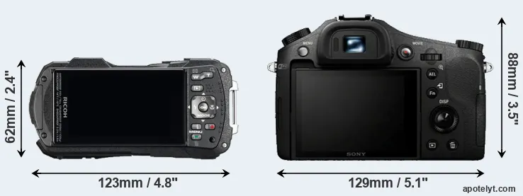 Comparison WG-60 or RX10 rear