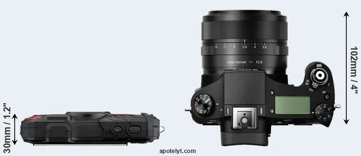 Compare WG-60 versus RX10 top