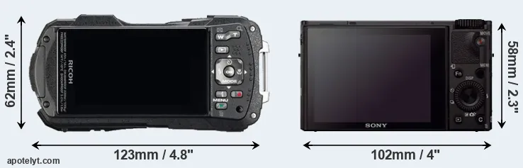 Comparison WG-60 or RX100 III rear