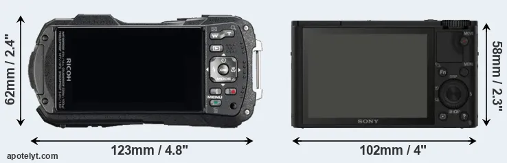 Comparison WG-60 or RX100 rear