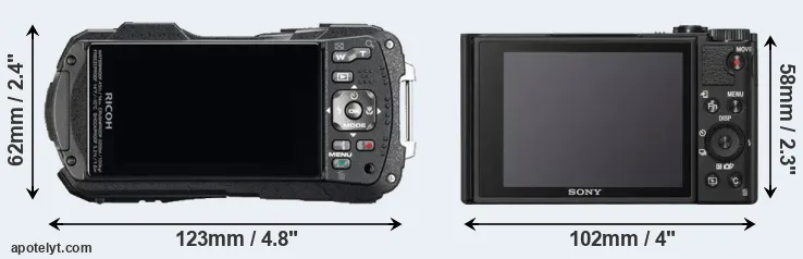 Comparison WG-60 or WX800 rear