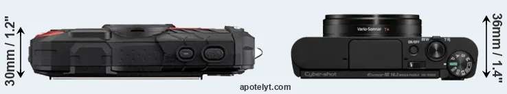 Compare WG-60 versus WX800 top
