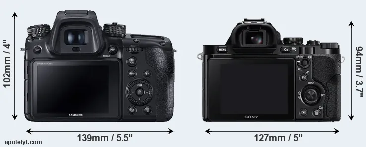 Comparison NX1 or A7R rear