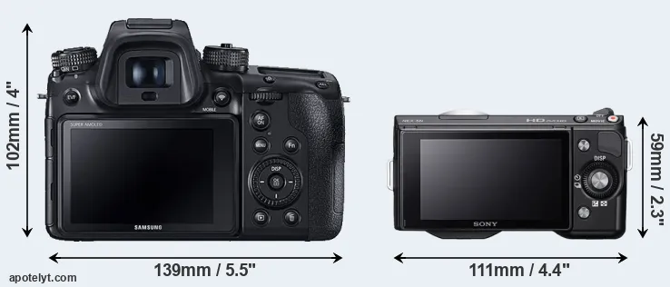 Comparison NX1 or NEX-5N rear