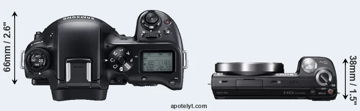 Compare NX1 versus NEX-5N top