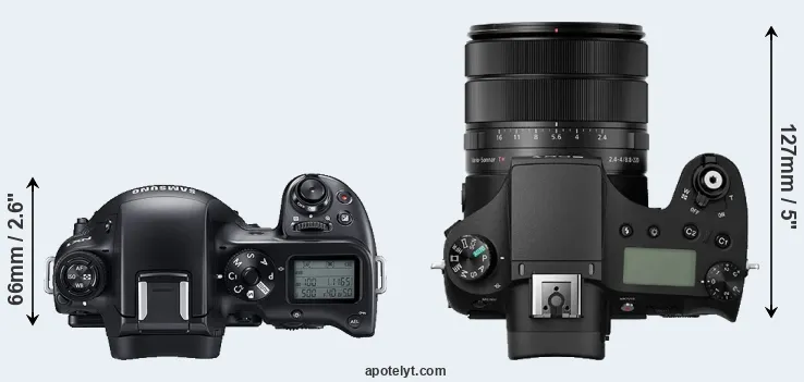 Compare NX1 versus RX10 III top