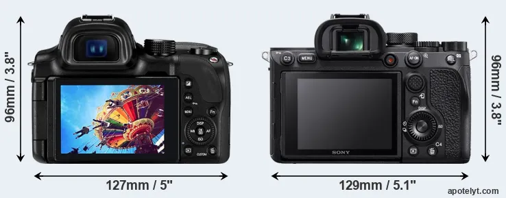 Comparison NX30 or A7R IV rear