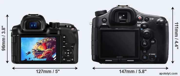 Comparison NX30 or A99 rear