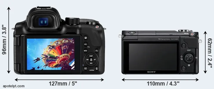 Comparison NX30 or NEX-3N rear