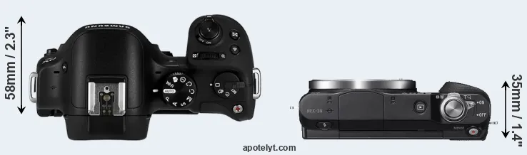Compare NX30 versus NEX-3N top