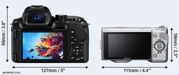 Comparison NX30 or NEX-5 rear