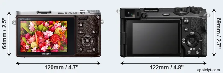 Comparison NX500 or A6700 rear