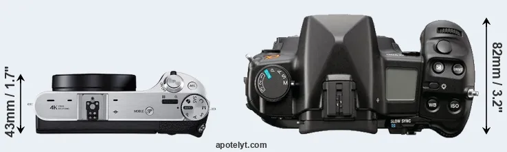 Compare NX500 versus A900 top