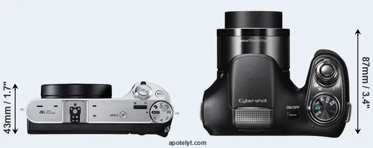 Compare NX500 versus H200 top