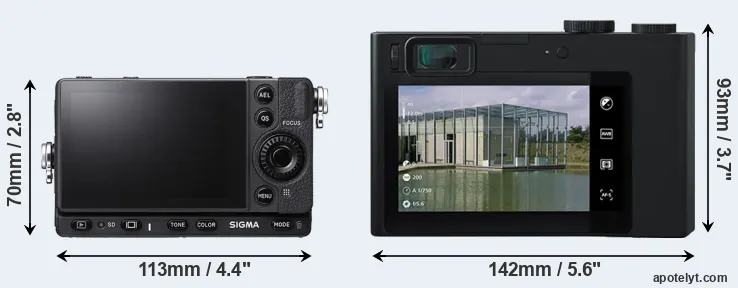 Comparison fp L or ZX1 rear