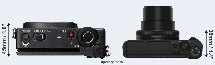 Compare fp versus HX90V top