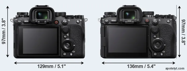 Comparison A1 or A1 II rear