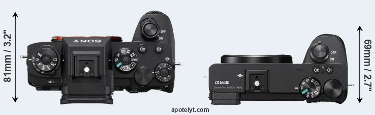 Compare A1 versus A6600 top