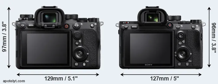 Comparison A1 or A7R III rear