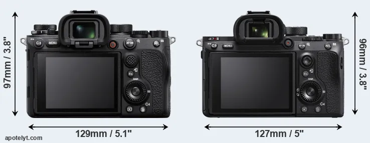 Comparison A1 or A7R IIIA rear