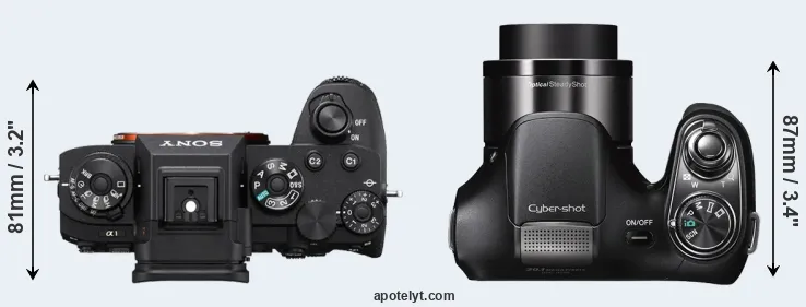 Compare A1 versus H200 top