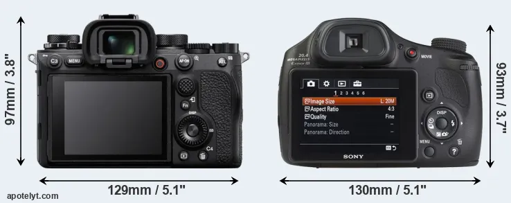 Comparison A1 or HX350 rear