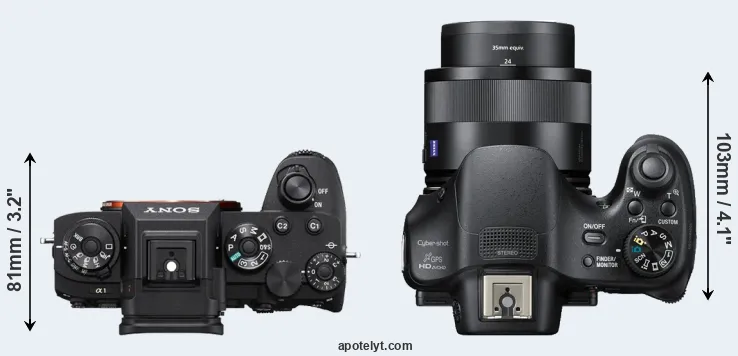 Compare A1 versus HX400V top