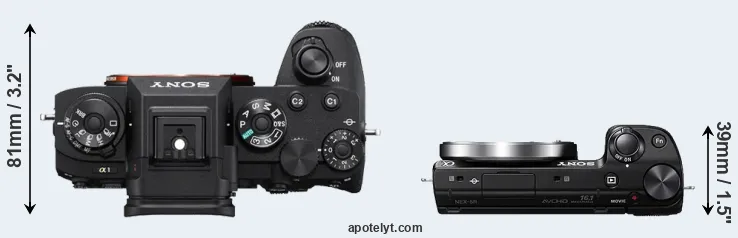 Compare A1 versus NEX-5R top