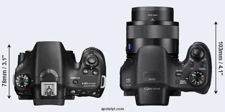 Compare A58 versus HX350 top
