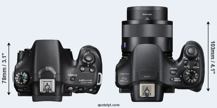 Compare A58 versus HX400V top