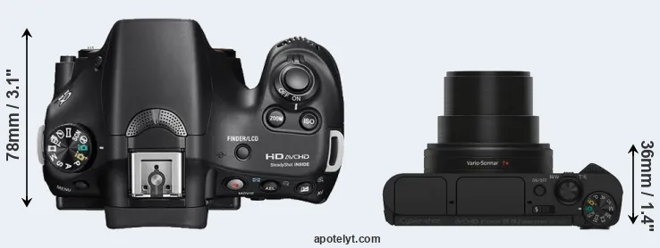 Compare A58 versus HX80 top