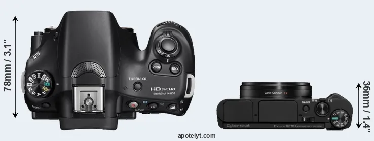 Compare A58 versus HX95 top