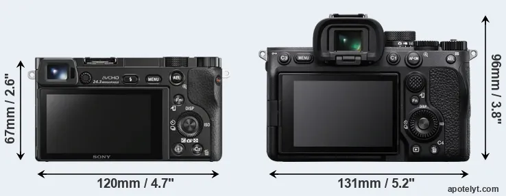 Comparison A6000 or A7 IV rear