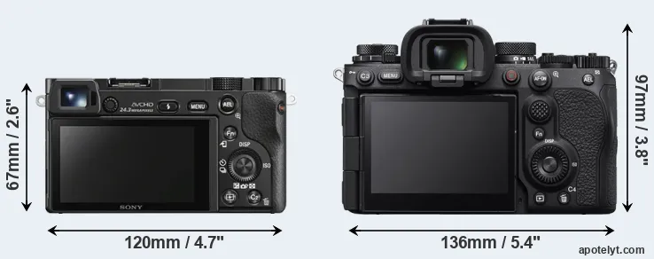 Comparison A6000 or A9 III rear