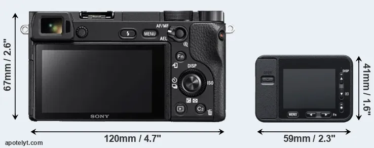 Comparison A6300 or RX0 rear