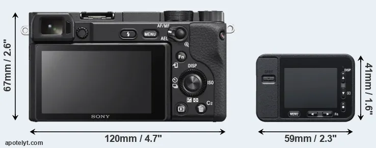 Comparison A6400 or RX0 rear