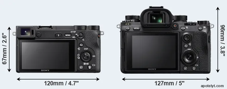 Comparison A6500 or A9 rear