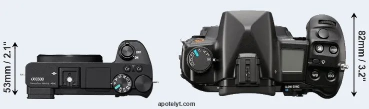 Compare A6500 versus A900 top