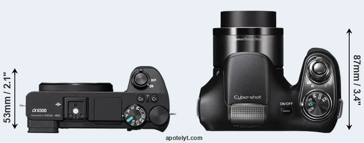 Compare A6500 versus H200 top