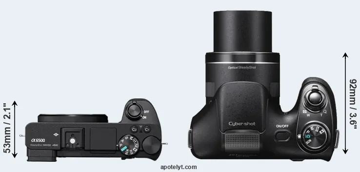 Compare A6500 versus H300 top