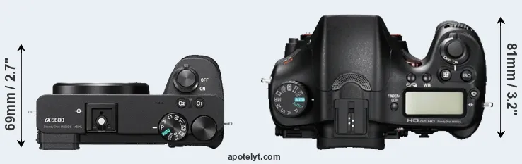Compare A6600 versus A77 top