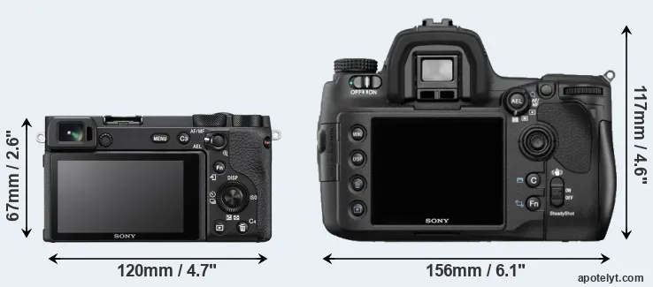 Comparison A6600 or A850 rear