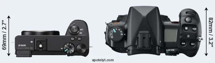 Compare A6600 versus A850 top