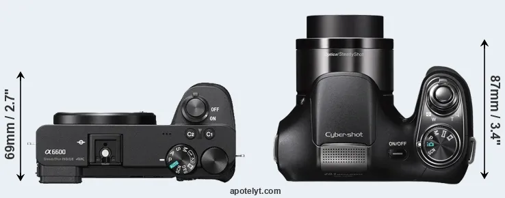 Compare A6600 versus H200 top