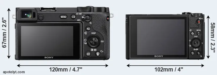 Comparison A6600 or HX99 rear